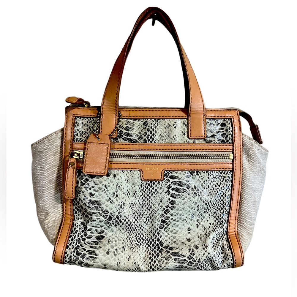 Fossil Tessa Satchel Convertible Crossbody Handbag